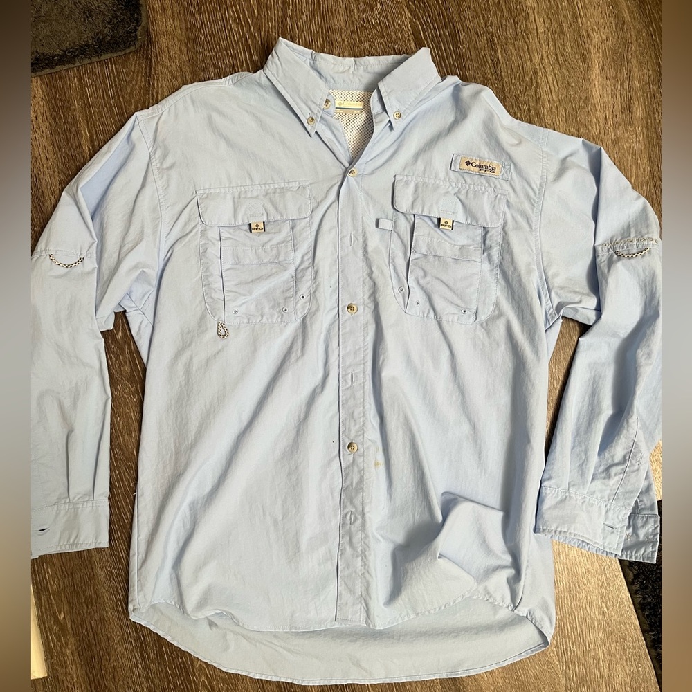 Columbia PFG long sleeve fishing shirt